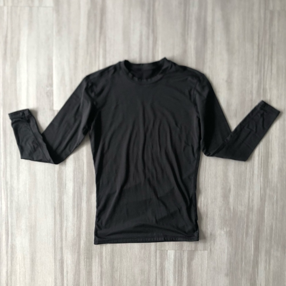 Black Tesla Men’s Long Sleeve Lined Shirt